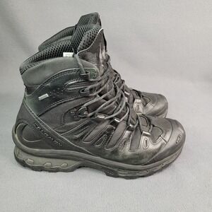 Salomon Quest 4D 2 GTX GoreTex Men's Sz 10 Triple Black Hiking Tactical Boots